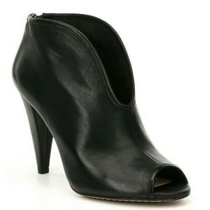 “Amber” VINCE Camuto peep toe booties